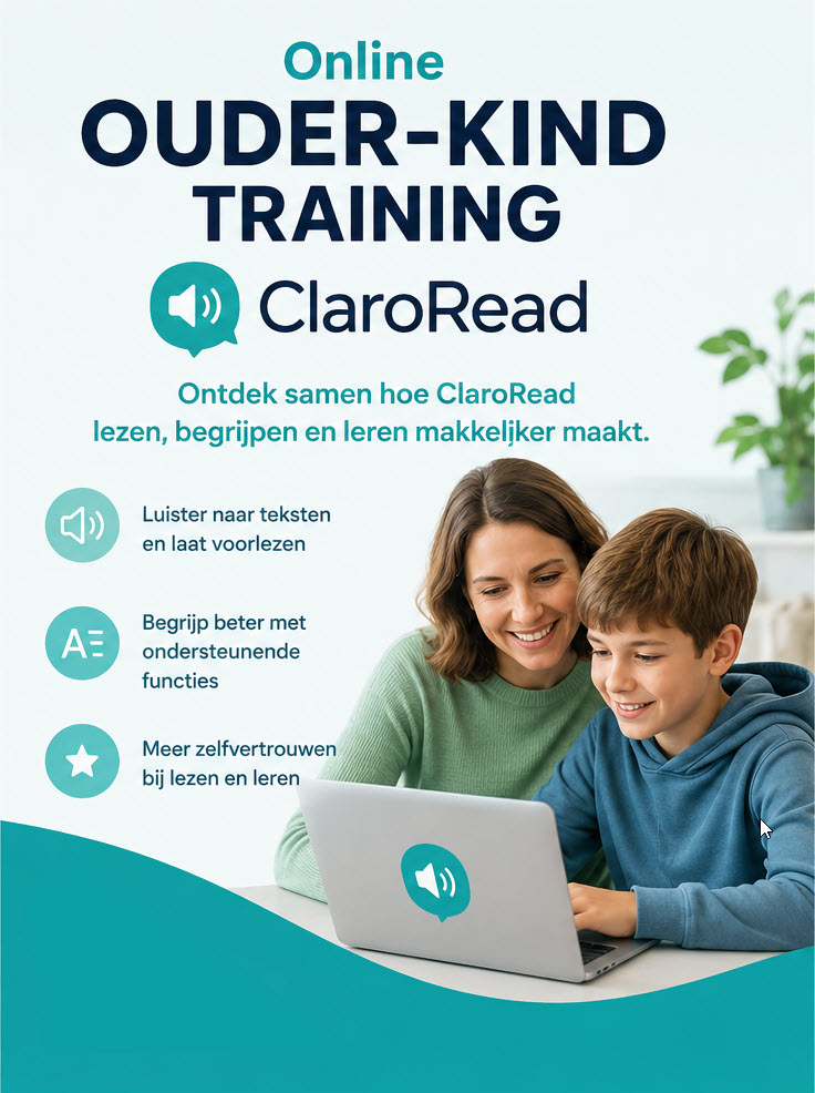 Online ouder-kind training ClaroRead